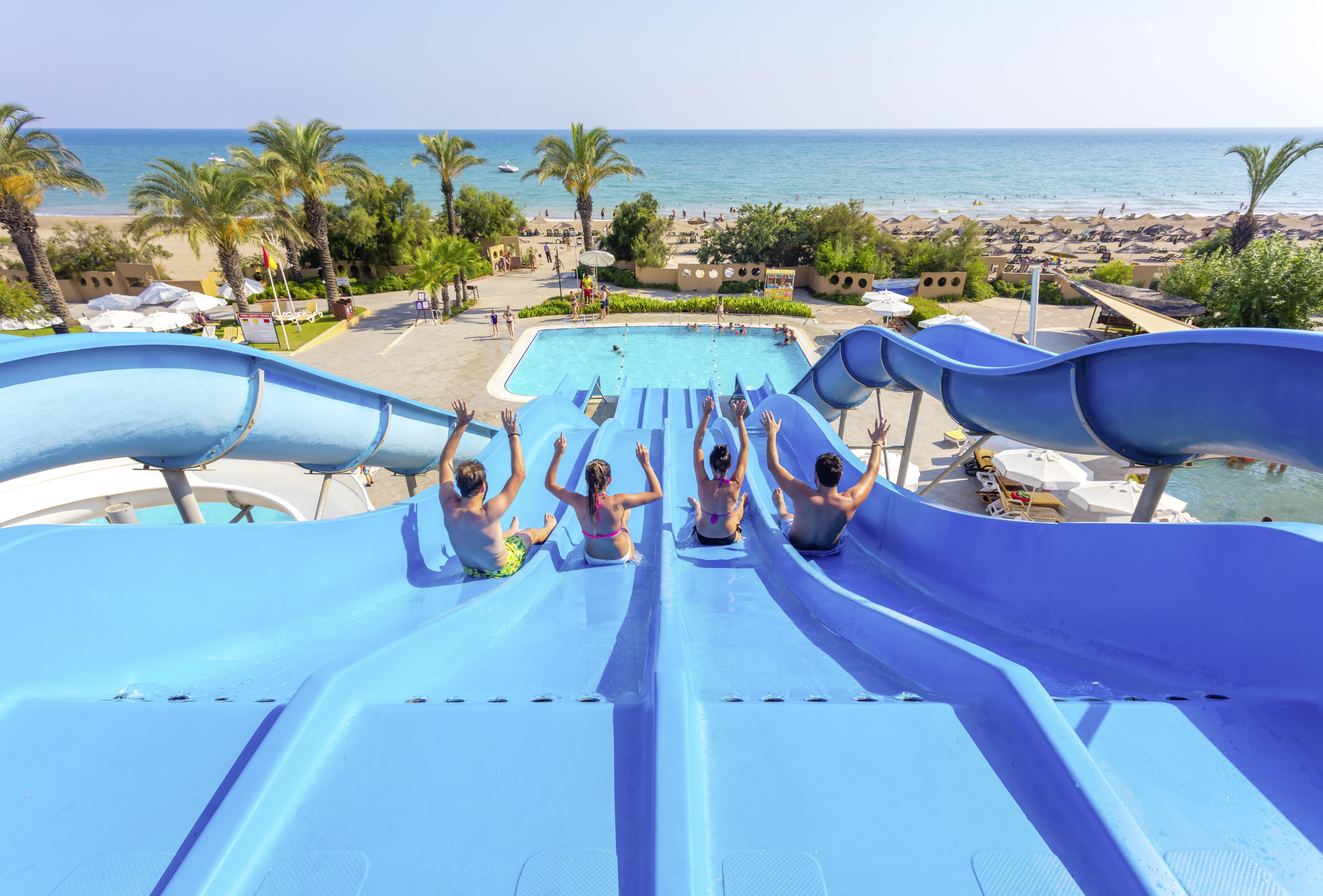 贝莱克水上世界酒店 安塔利亚 外观 照片 Water park in Nissi Beach